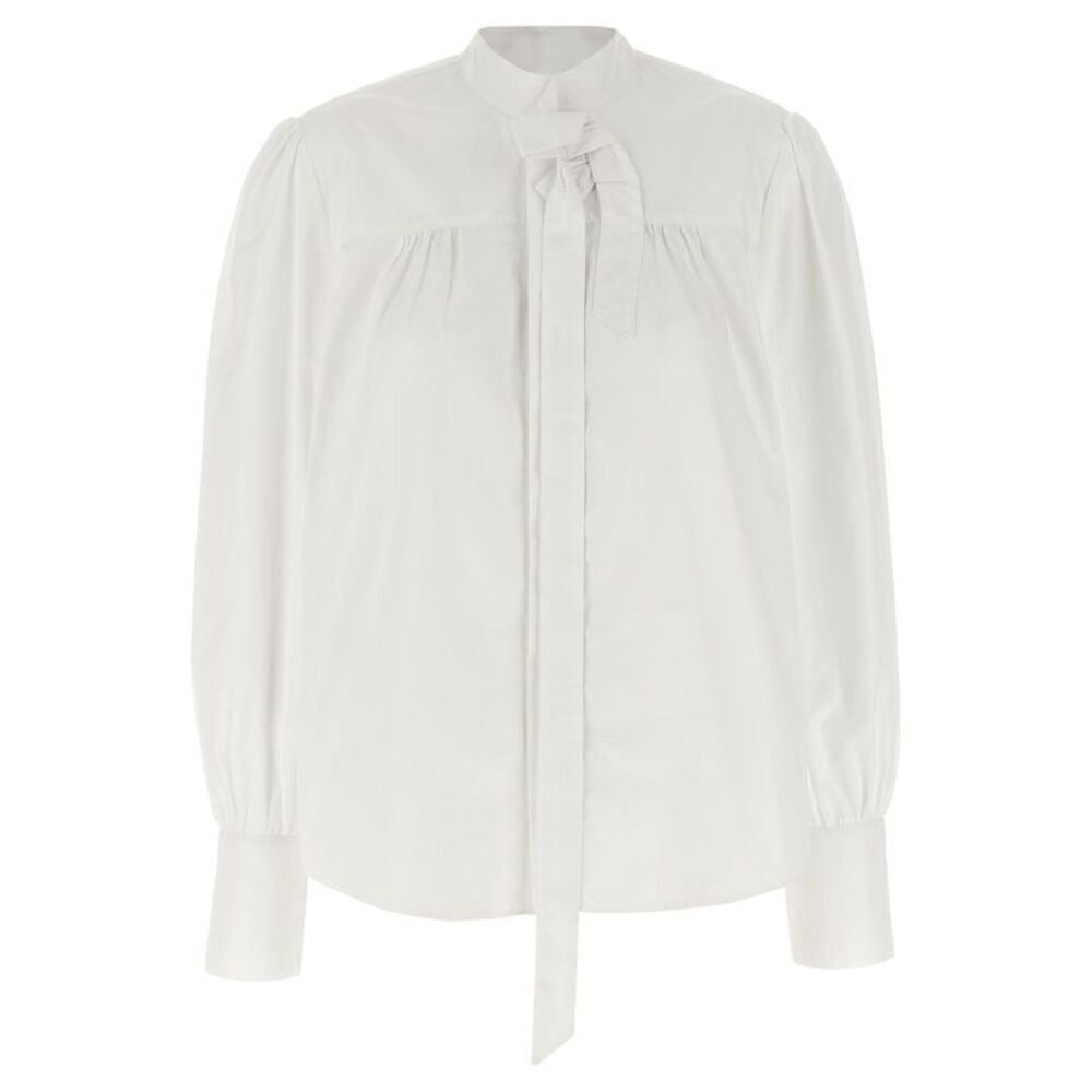 Prada White Cotton Women's Blouse